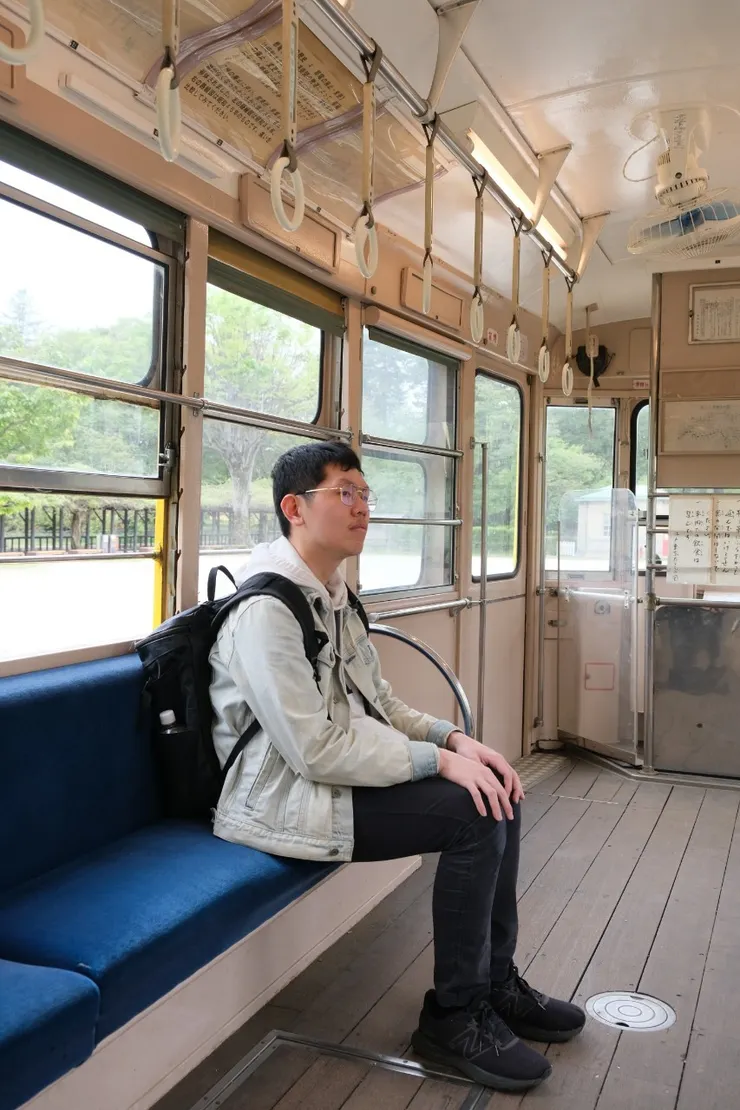 感受當年通勤的感覺。