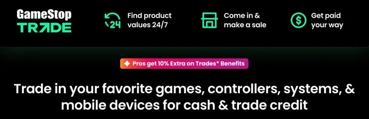 GameStop 提供 Trade-In 回收服務。