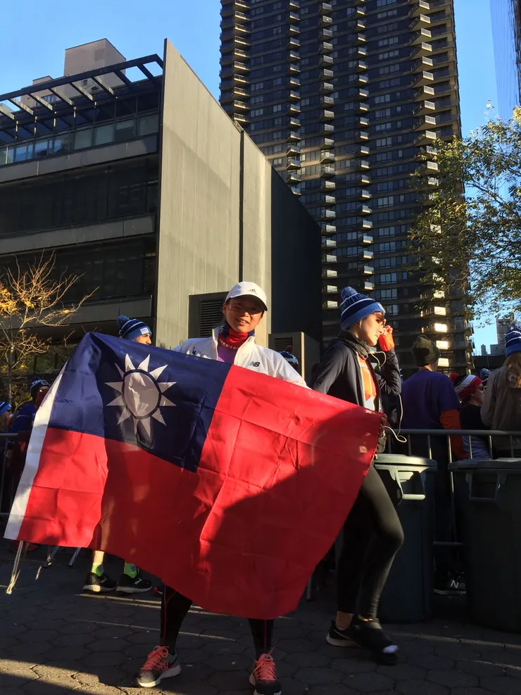 在海外看到國旗就是特別的感動