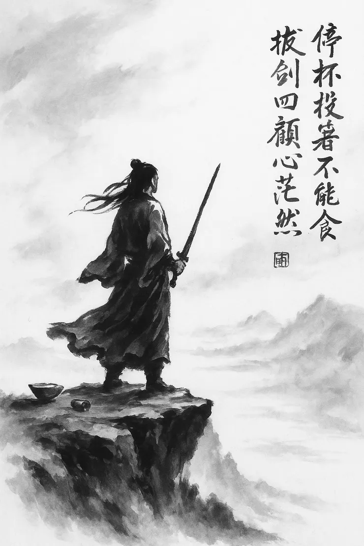 老黃的心情:『拔劍四顧心茫然』