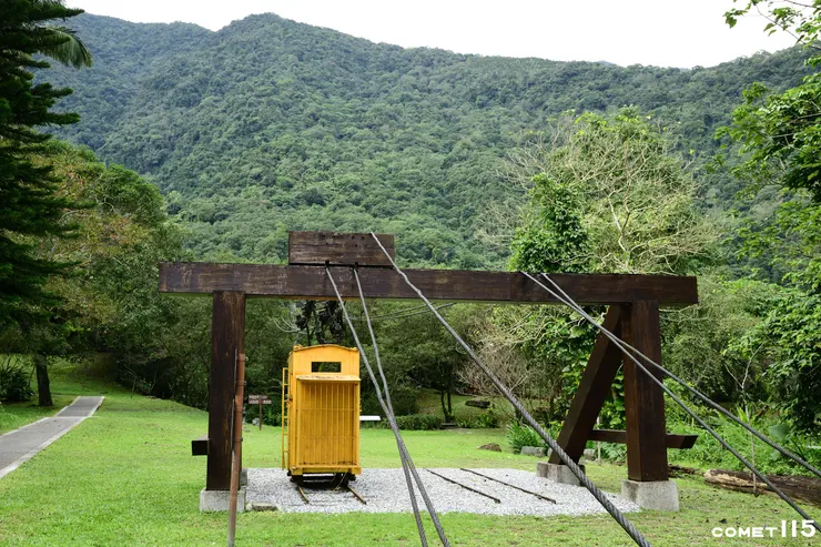 池南森林遊樂區過去是木瓜山林場的一號索道著點，現地也重建了索道頭讓遊客遙想山後的伐木歲月