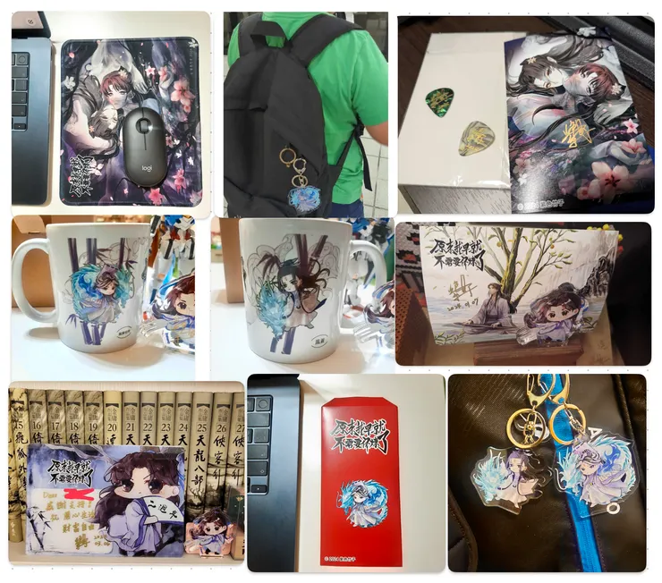 目前為止到貨的周邊照片,有些是讀者收到後拍給我的