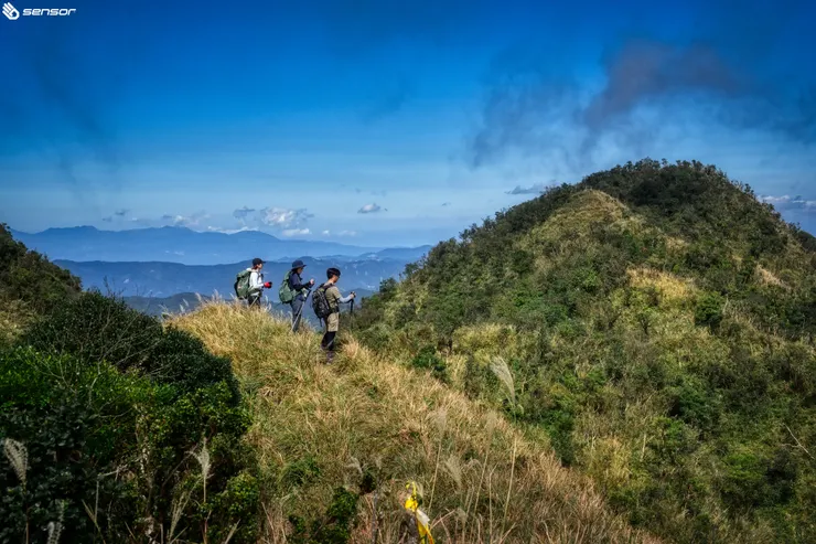 4個都愛拍照，走走停停的補捉心中的美景