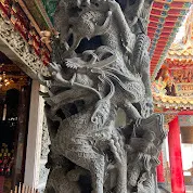 精緻龍柱工藝(圖片截圖於網路)