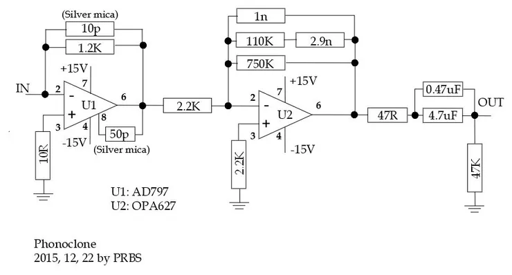 Phonoclone 電路圖