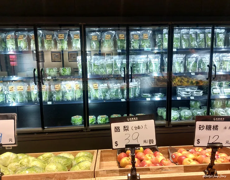 光鮮綠蔬超市 / 圖片來源：Betty's Jump Diary