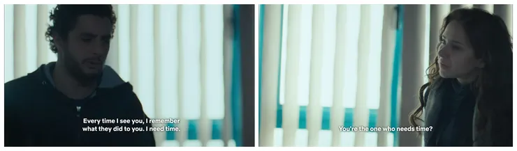 丈夫:「我看到妳就想起他們對妳做的事情,我需要時間冷靜。」Seba:「你是那個需要時間的人!?」