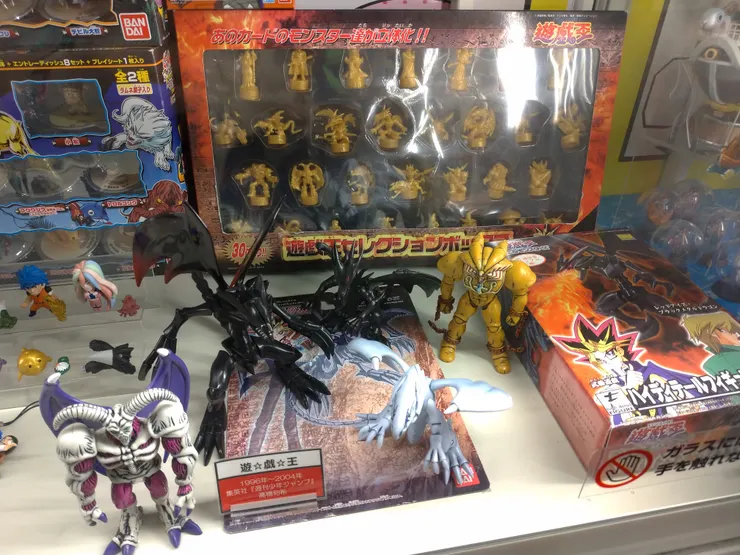 日本展區遊戲王，近幾年遊戲王模型開始多了起來