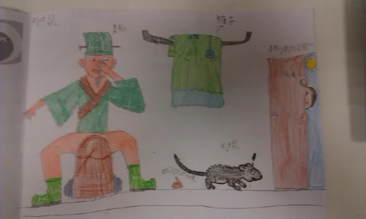 以前學生畫的
