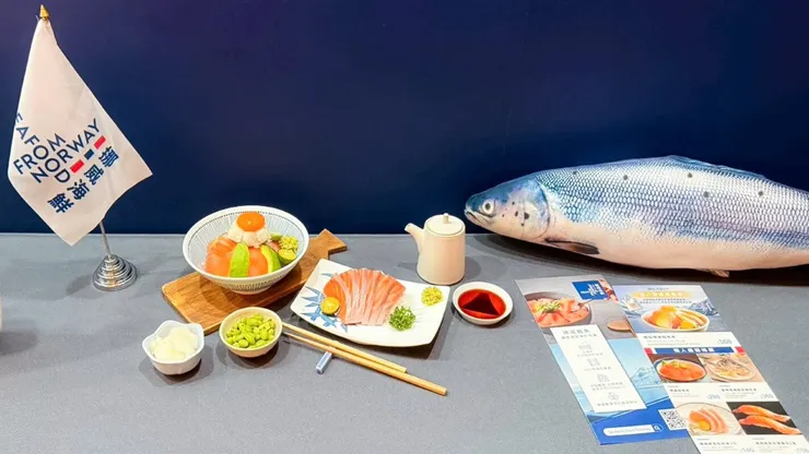 挪威優質海產油脂豐富,做成生魚片料理入口即化,受到廣大歡迎。圖/ NSC提供