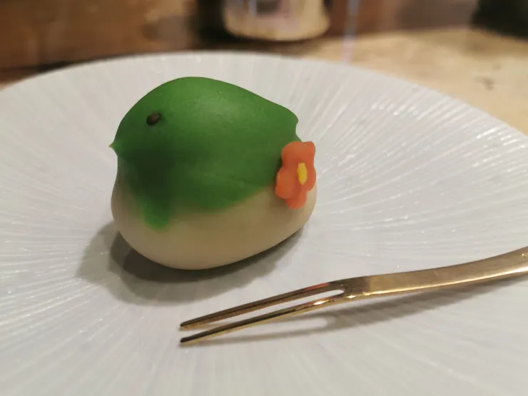 和菓子小雞,有點甜 1個130元