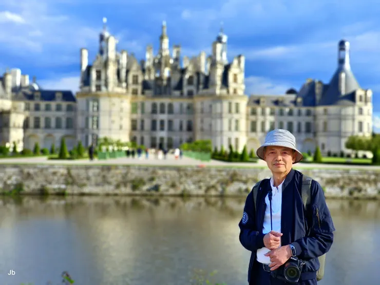 【初抵烏雲密佈幸運等到陽光照像】