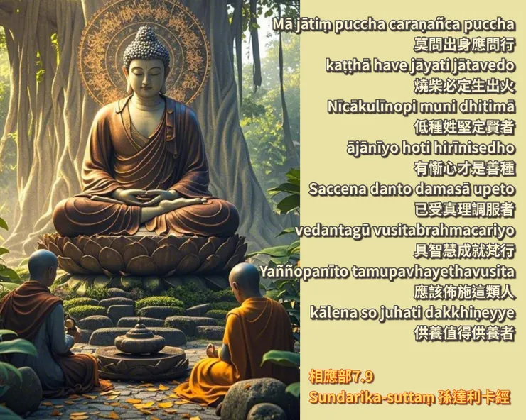 佛陀法語 | 關於出身