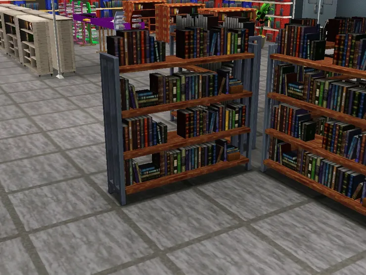 二來店前方擺放較為輕鬆的書籍，店後方則擺放比嚴肅和學術的書，小說有嚴肅有輕鬆的題材，可謂兩者的中間。