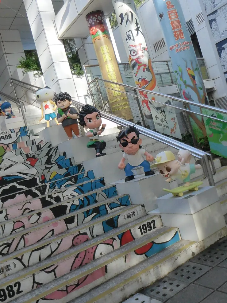 我完全說不出這些人物的名字，其實我是看日漫長大的...但Q版造型非常可愛！