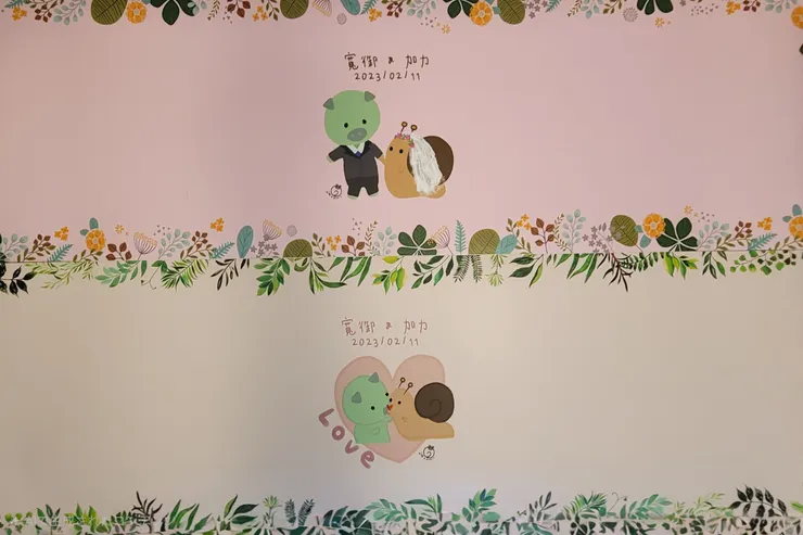 賓客簽名軸