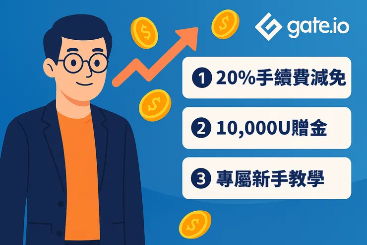 使用 Gate.io 推薦碼「OOOOXXXX」註冊，可享 20% 手續費減免、萬元紅利與專屬教學資源。