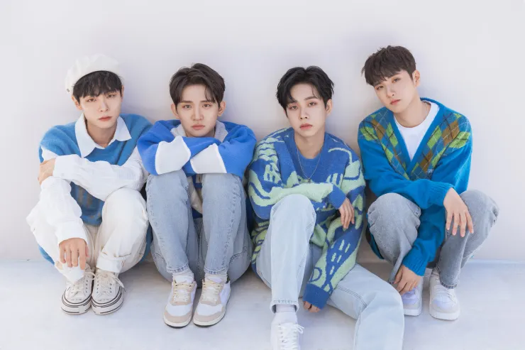 LUCY 第二張 EP《BLUE》團體概念照。圖片來源：Bugs