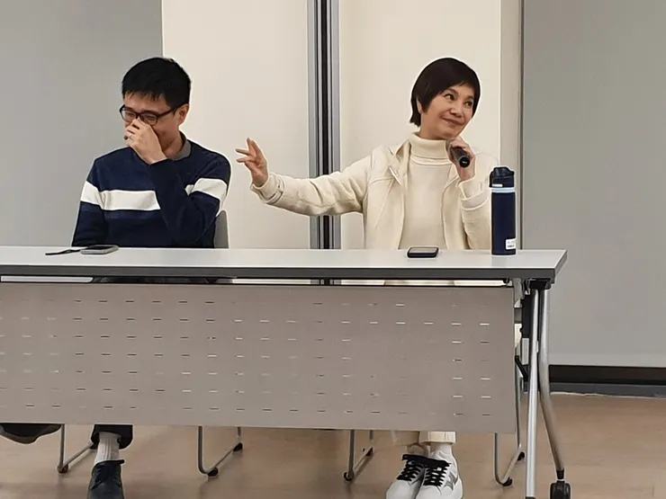 唐美雲老師與陳健星編劇互動非常可愛，默契十足🤣