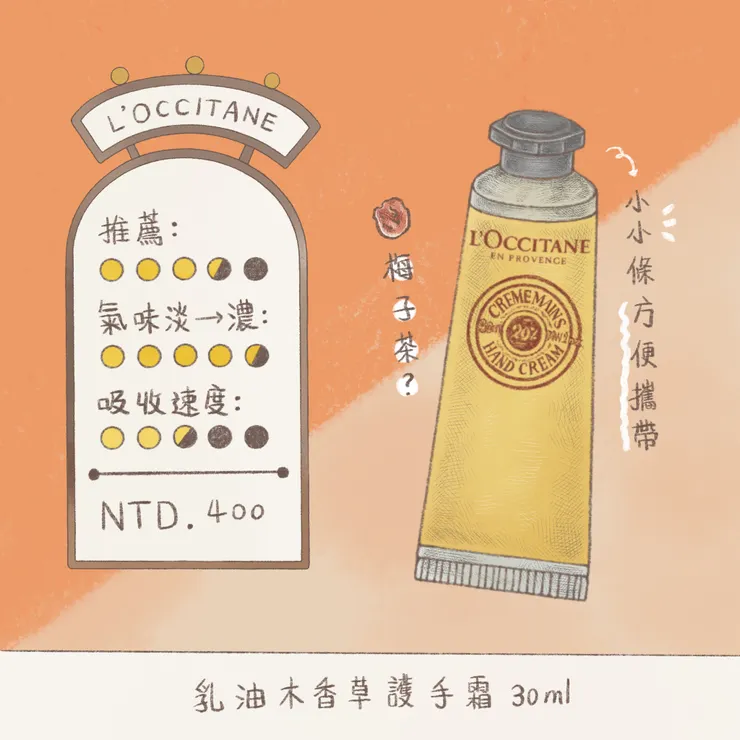 歐舒丹 | 乳油木香草護手霜 