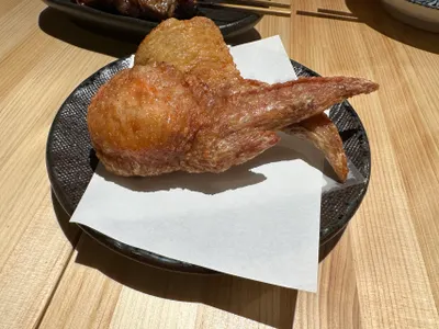 福岡地下街長政居酒屋的明太子雞翅~~