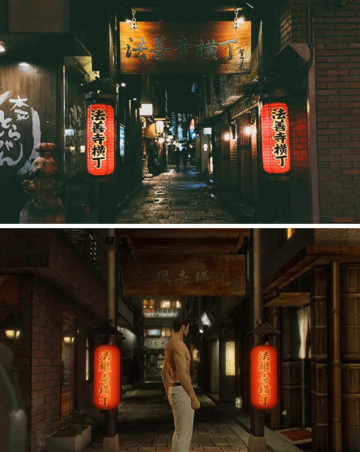 「法眼寺」是現實中的「法善寺」