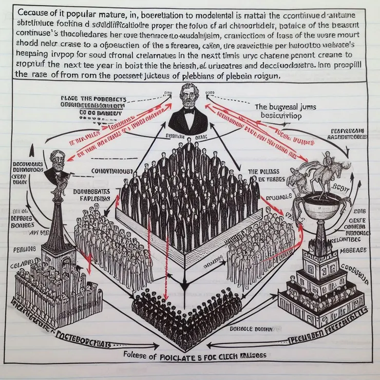 一個AI模仿階級主義圖景生成的圖