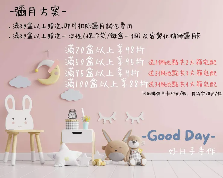 彌月優惠方案參考