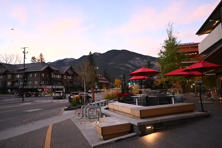 店外的早晨夢幻天色