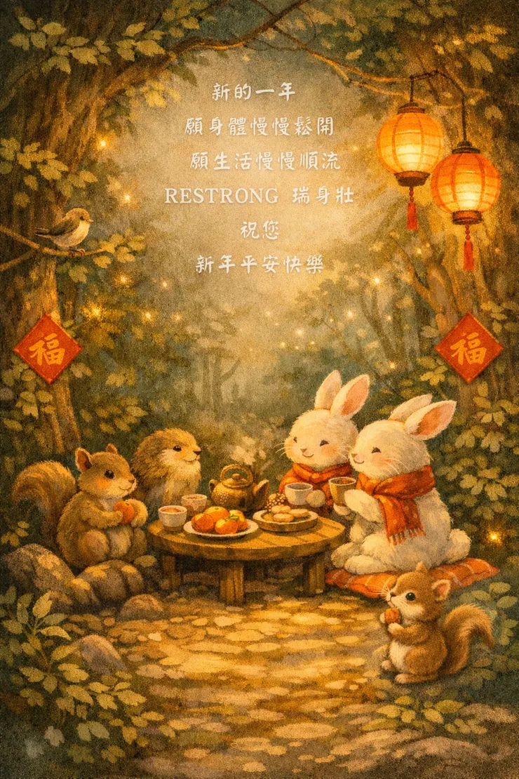 2026年RESTRONG農曆森林賀卡