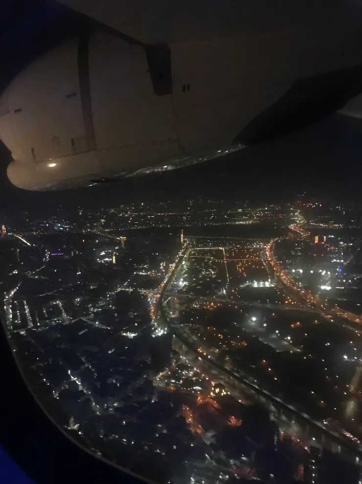 立榮航空上的台北俯瞰