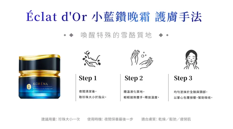 引用自KORENA珂蕾娜官方網站