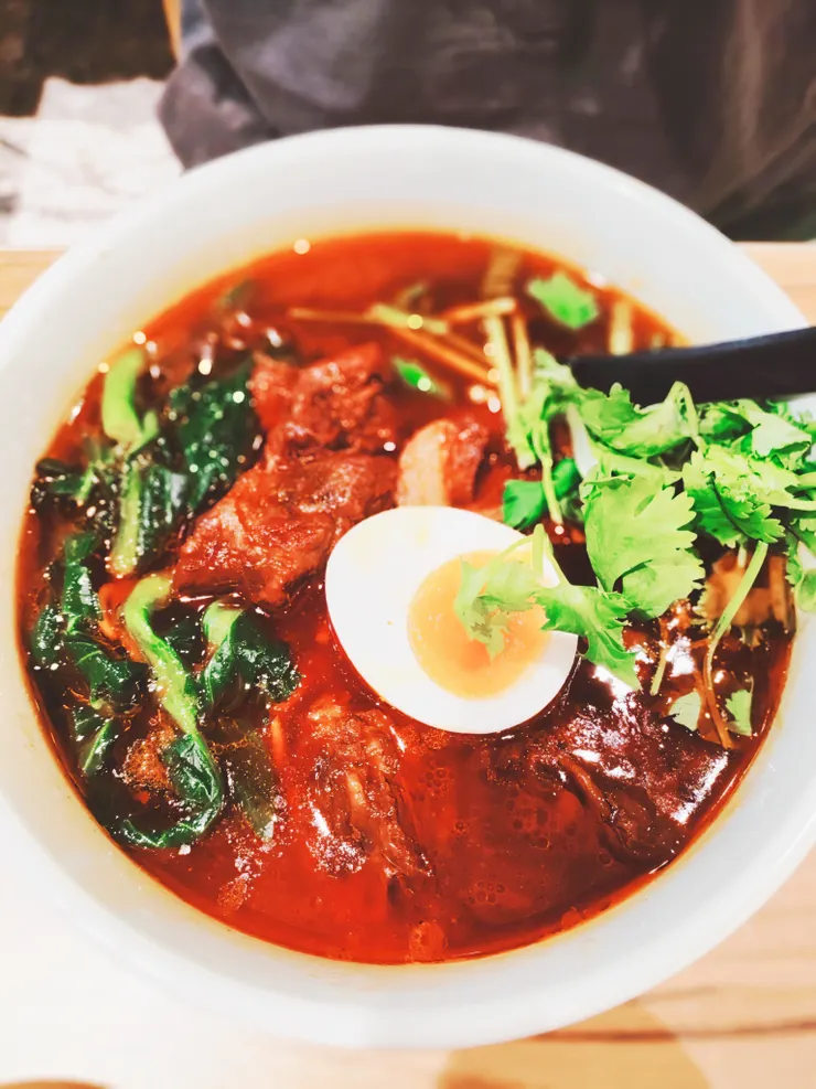 這碗是免費兌換的牛肉麵