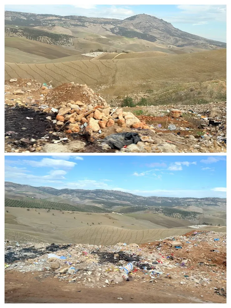 郊區廢土隨便傾倒