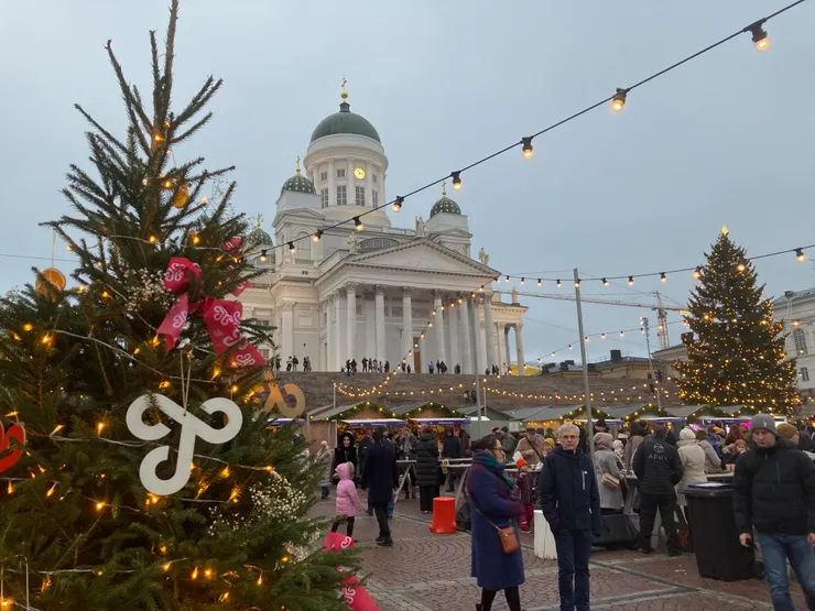 赫爾辛基的聖誕市集
