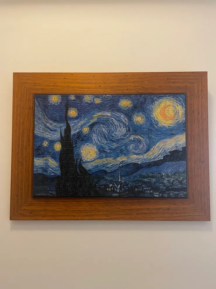 My own Starry Night... forgot the sadness just feel the silence!
