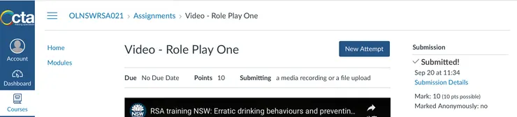 實境測驗 Role Play One