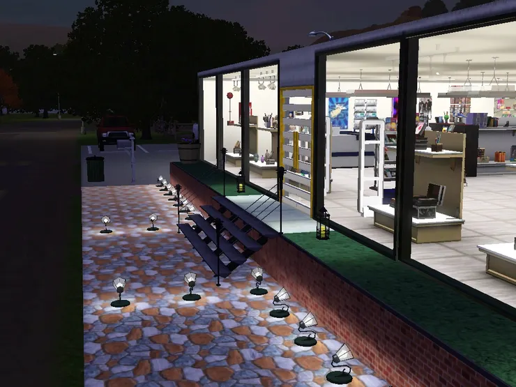 一一晚上的情景。