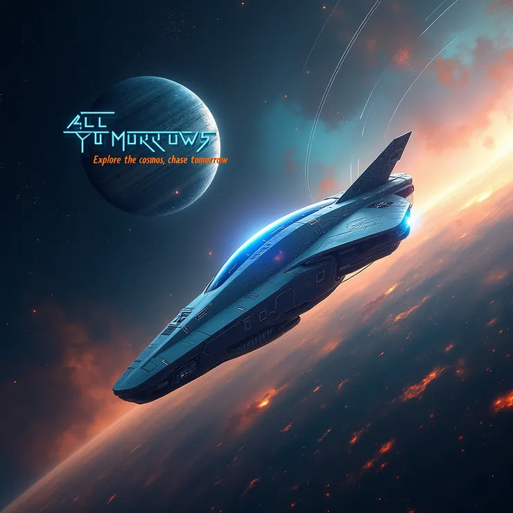 AI生成圖片，僅供參考，象徵人類從地球出發後，進入火星與宇宙探索