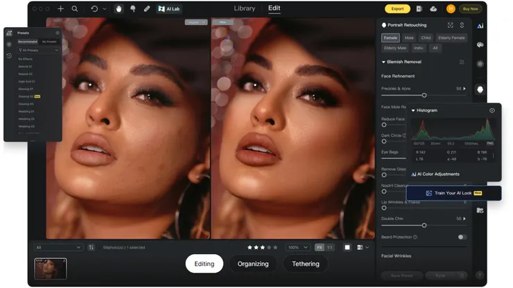 Evoto 的操作介面（圖案取自 Evoto 官網）