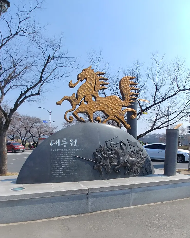 拍攝於2019年3月22日，韓國慶州 大陵苑