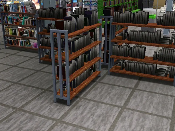 種類繁多，也有外文小說。