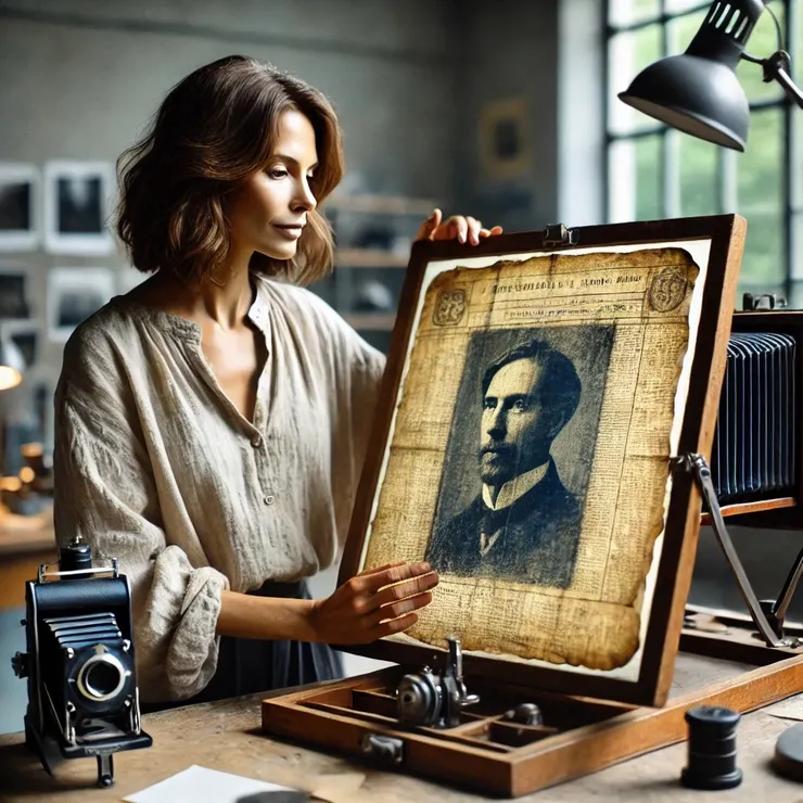 She shared her creation in a community exhibition, titled "Through the Lens of Time."