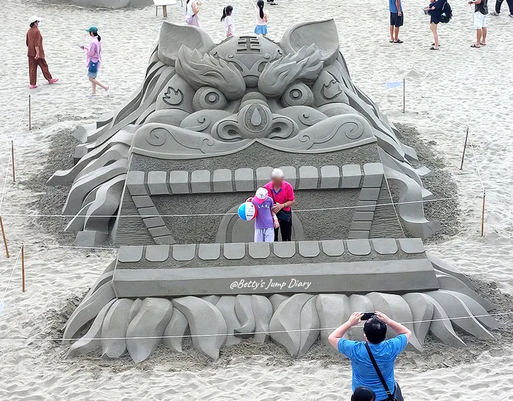 ▲2024苗栗通霄沙雕藝術節/圖片來源:Betty's Jump Diary