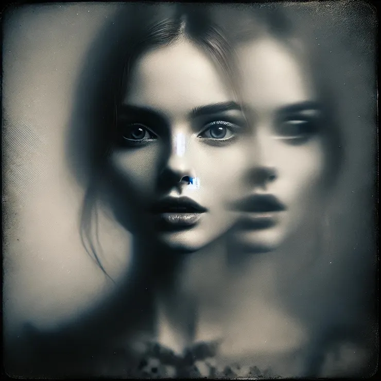 Jane traced her fingers over the fragile surface. It wasn't the usual kind of degradation; it was as if the image had been disturbed, distorted by something beyond time.