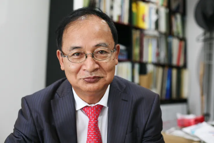 ▲大地藝術祭創辦人北川富朗。（阿G 攝）