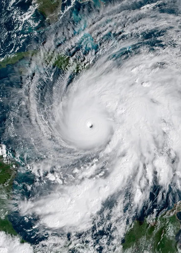 颶風Melissa。By GOES-19 / ABI - https://worldview.earthdata.nasa.gov/, Public Domain
