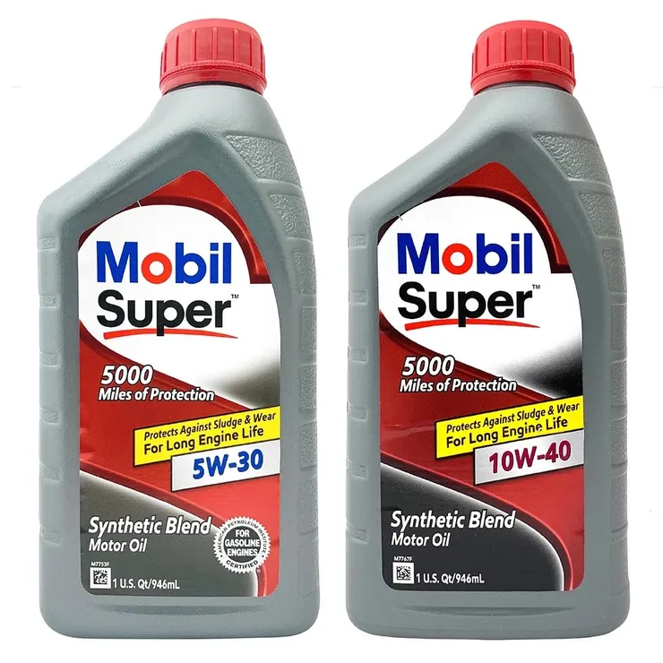 Mobil Super 5000 10W40 5W30 合成機油