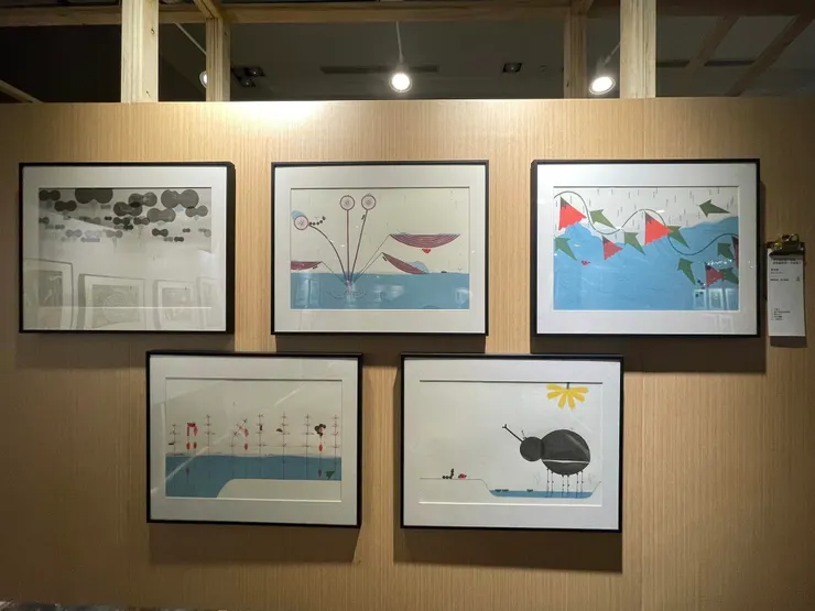 《毛毛蟲的第一場雨和瓢蟲的第一次淋雨》展示作品