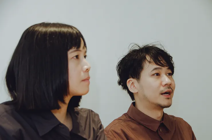 《甘露水》導演黃邦銓（右）、林君昵（左）專訪。／攝影：ioauue